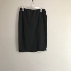 Black pencil skirt